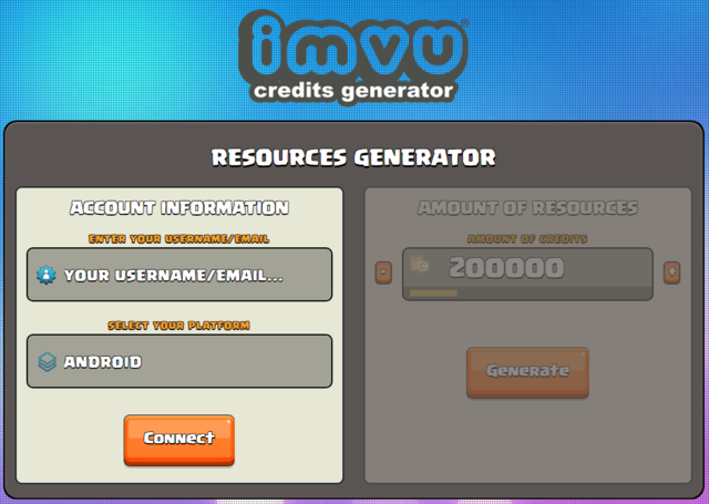 Imvu credit generator download for computer